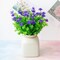 4pcs Artificial Flowers Outdoor Big Lotus Floral Greenery Shrubs Plants